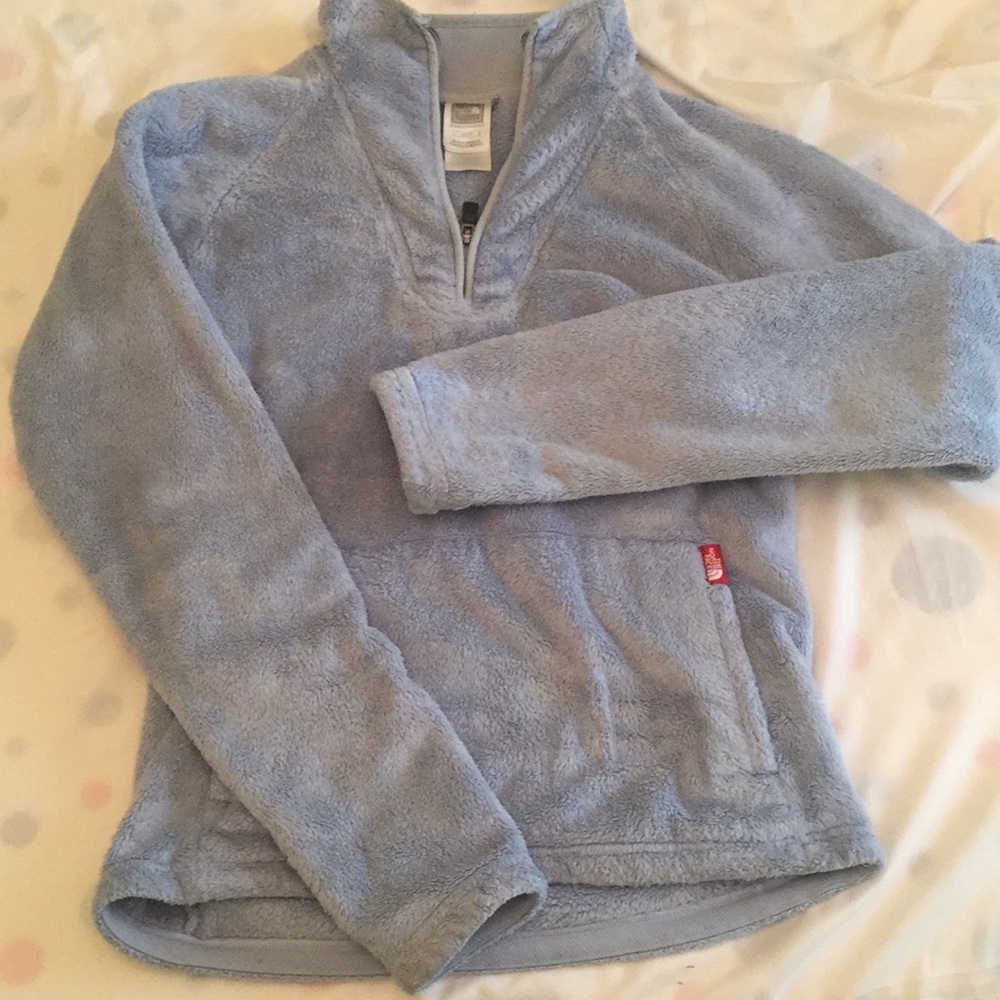 Light blue north face